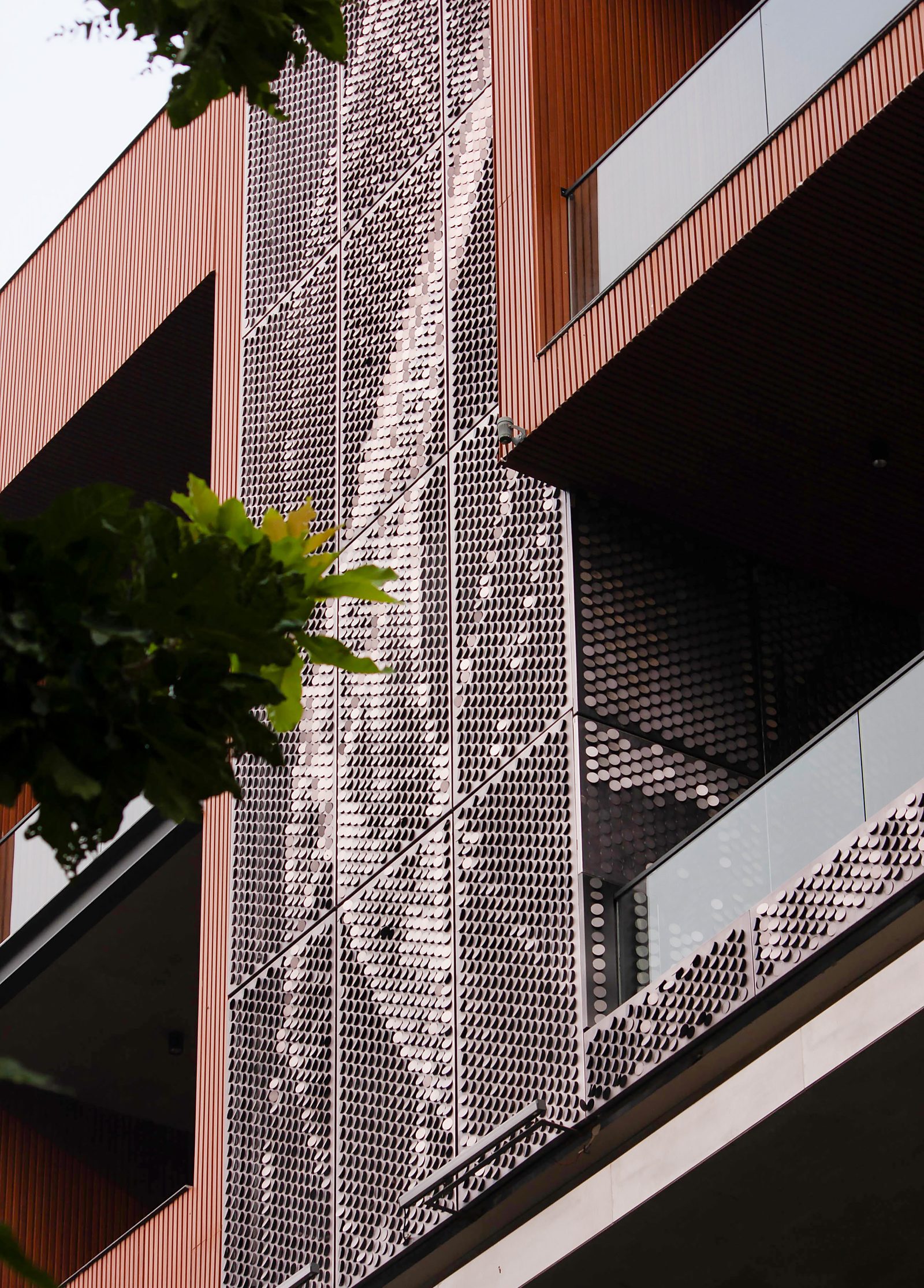Coin Matrix facade by Metalia — Suncity, Gurugram