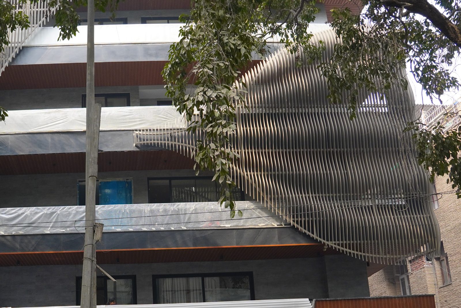 Parametric facade by Metalia — Rajouri Garden, New Delhi